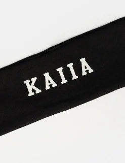 Sale Kaiia Logo Headband Black and White Accessories
