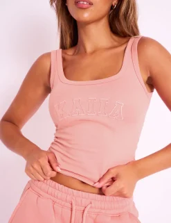 Flash Sale Kaiia Logo Longline Vest Top Sculpt & Leisure | Kaiia The Label