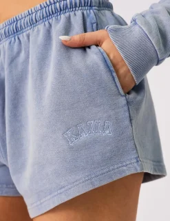 New Kaiia Logo Mini Sweat Shorts Washed Sculpt & Leisure | Kaiia The Label