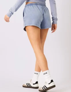 New Kaiia Logo Mini Sweat Shorts Washed Sculpt & Leisure | Kaiia The Label