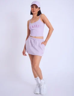 Cheap Kaiia Logo Mini Sweat Skirt Lilac Sculpt & Leisure | Kaiia The Label