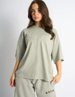 Hot Kaiia Logo Oversized T-Shirt Sculpt & Leisure | Kaiia The Label