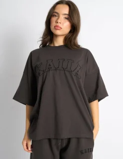 Online Kaiia Logo Oversized T-Shirt Sculpt & Leisure | Kaiia The Label