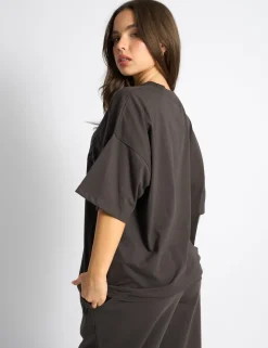 Online Kaiia Logo Oversized T-Shirt Sculpt & Leisure | Kaiia The Label