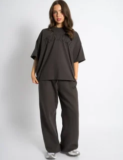 Online Kaiia Logo Oversized T-Shirt Sculpt & Leisure | Kaiia The Label