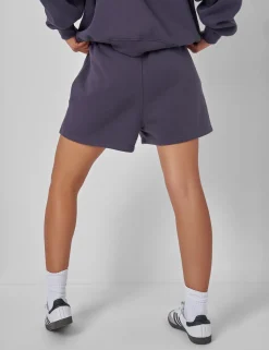 Fashion Kaiia Logo Relaxed Sweat Short Dark Curve | Sculpt & Leisure