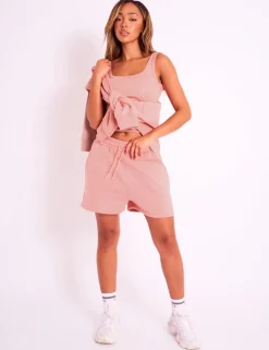 Best Sale Kaiia Logo Sweat Shorts Sculpt & Leisure | Kaiia The Label