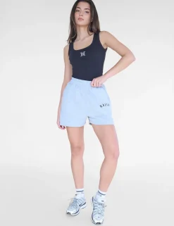 Online Kaiia Logo Sweat Shorts Grey Marl & Black Sculpt & Leisure | Kaiia The Label