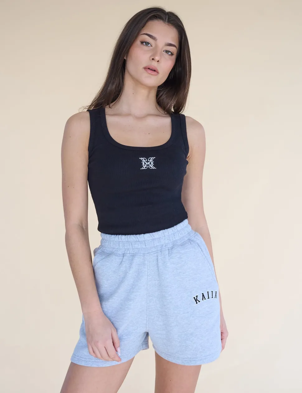 Clearance Kaiia Logo Vest Top Sculpt & Leisure | Kaiia The Label
