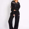 Best Kaiia Logo Wide Leg Joggers & Pink Sculpt & Leisure | Kaiia The Label