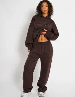 Store Kaiia Logo Wide Leg Joggers Sculpt & Leisure | Kaiia The Label