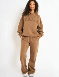 Clearance Kaiia Logo Wide Leg Joggers Sculpt & Leisure | Kaiia The Label