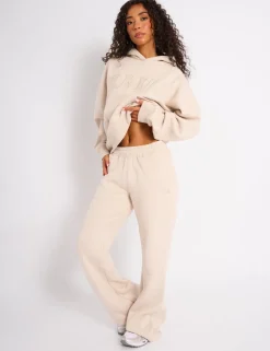 Best Sale Kaiia Logo Wide Leg Joggers Sculpt & Leisure | Kaiia The Label