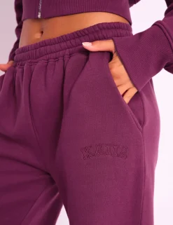 Fashion Kaiia Logo Wide Leg Joggers Sculpt & Leisure | Kaiia The Label