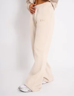 Best Sale Kaiia Logo Wide Leg Joggers Sculpt & Leisure | Kaiia The Label