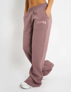 Online Kaiia Logo Wide Leg Joggers Sculpt & Leisure | Kaiia The Label