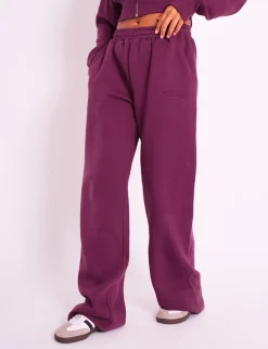 Fashion Kaiia Logo Wide Leg Joggers Sculpt & Leisure | Kaiia The Label