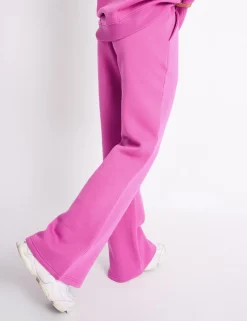 New Kaiia Logo Wide Leg Joggers Bubblegum Pink Sculpt & Leisure | Kaiia The Label