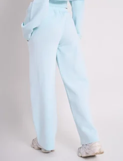 Outlet Kaiia Logo Wide Leg Joggers Light Blue Tracksuits | Tracksuits