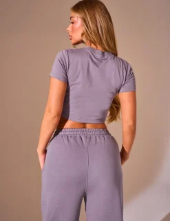Hot Kaiia Logo Wide Leg Joggers Sculpt & Reset | Sculpt & Leisure