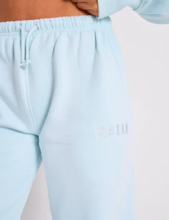 Outlet Kaiia Logo Wide Leg Joggers Light Blue Tracksuits | Tracksuits