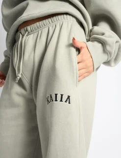 Online Kaiia Logo Wide Leg Joggers Sculpt & Leisure | Kaiia The Label