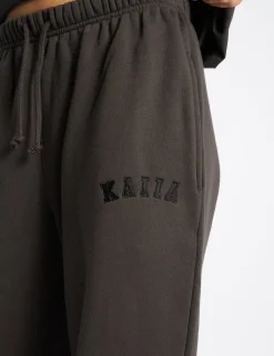 Flash Sale Kaiia Logo Wide Leg Joggers Sculpt & Leisure | Kaiia The Label