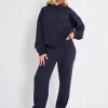 Clearance Kaiia Logo Wide Leg Sweat Pants Sculpt & Leisure | Kaiia The Label