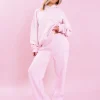 New Kaiia Logo Wide Leg Sweat Pants Baby Back In Stock | Sculpt & Leisure