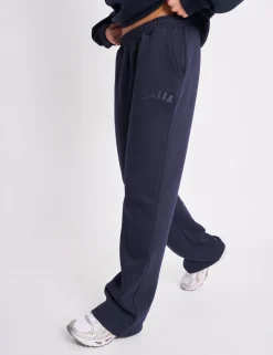 Clearance Kaiia Logo Wide Leg Sweat Pants Sculpt & Leisure | Kaiia The Label