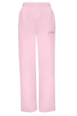 New Kaiia Logo Wide Leg Sweat Pants Baby Back In Stock | Sculpt & Leisure