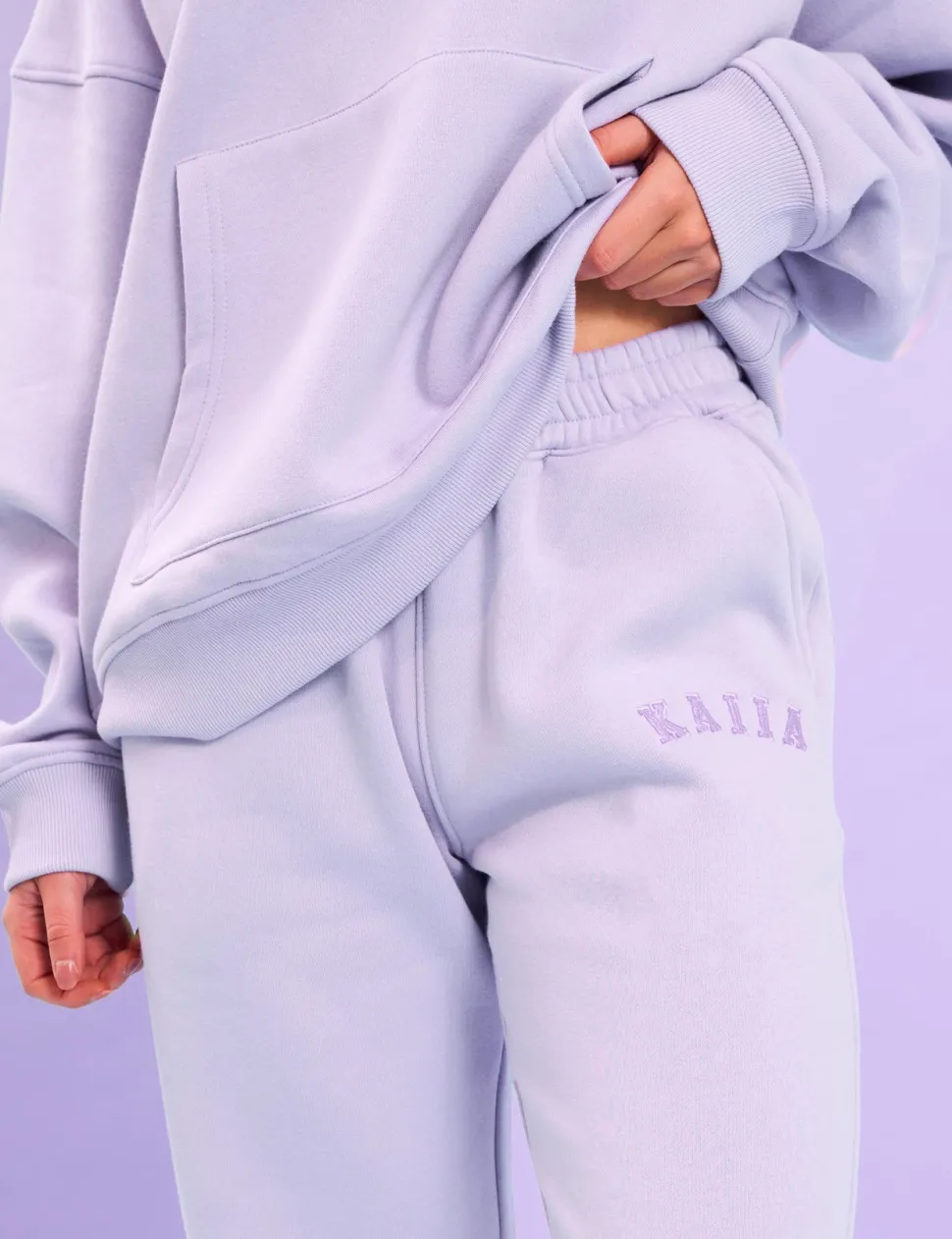 Sale Kaiia Logo Wide Leg Sweat Pants Back In Stock | Sculpt & Leisure