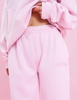 New Kaiia Logo Wide Leg Sweat Pants Baby Back In Stock | Sculpt & Leisure