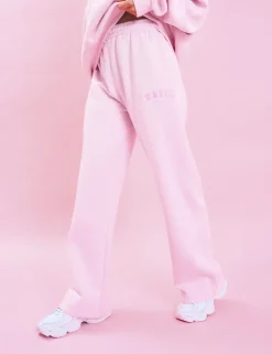 New Kaiia Logo Wide Leg Sweat Pants Baby Back In Stock | Sculpt & Leisure