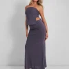 Shop Kaiia Maxi Skirt Co Ord Charcoal Sculpt & Leisure | Kaiia The Label