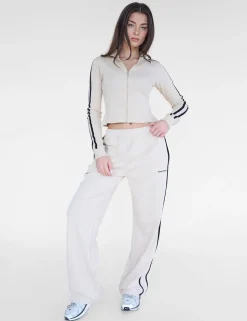 Fashion Kaiia Motocross Ribbed Zip Up Long Sleeve Top & Black Sculpt & Leisure | Kaiia The Label