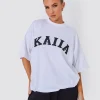 Store Kaiia Oversized T-shirt in & Black Sculpt & Leisure | Kaiia The Label