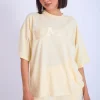 Hot Kaiia Oversized T-shirt Lemon Sculpt & Leisure | Kaiia The Label
