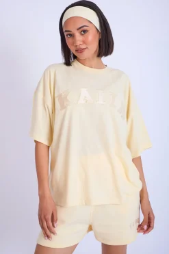 Hot Kaiia Oversized T-shirt Lemon Sculpt & Leisure | Kaiia The Label