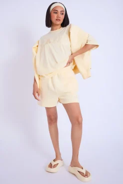 Hot Kaiia Oversized T-shirt Lemon Sculpt & Leisure | Kaiia The Label