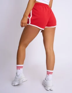 Sale Kaiia Paris Contrast Trim Runner Sweat Shorts Sculpt & Leisure | Kaiia The Label