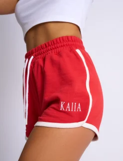 Sale Kaiia Paris Contrast Trim Runner Sweat Shorts Sculpt & Leisure | Kaiia The Label