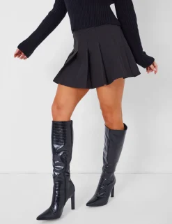 New Kaiia Pleated Mini Skirt in Sculpt & Leisure | Kaiia The Label