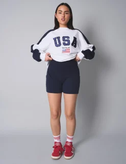 Fashion Kaiia Ribbed Cycling Shorts Sculpt & Leisure | Kaiia The Label