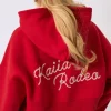 Flash Sale Kaiia Rodeo Logo Cropped Oversized Hoodie Sculpt & Leisure | Kaiia The Label