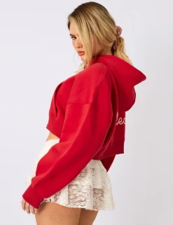 Flash Sale Kaiia Rodeo Logo Cropped Oversized Hoodie Sculpt & Leisure | Kaiia The Label