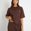 Hot Kaiia Script Logo Oversized T-Shirt Sculpt & Leisure | Kaiia The Label