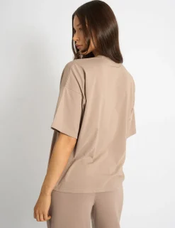 Hot Kaiia Script Logo Oversized T-Shirt Sculpt & Leisure | Kaiia The Label