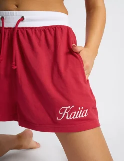 Cheap Kaiia Script Logo Ribbed Waistband Shorts Sculpt & Leisure | Kaiia The Label