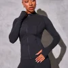 Online Kaiia Sculpt Long Sleeve Zip Through Fitted Jacket Sculpt & Reset | Sculpt & Leisure
